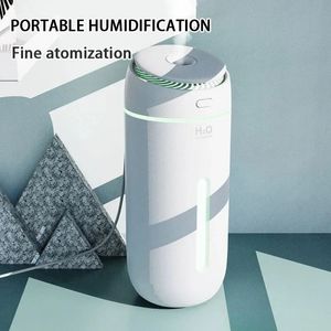 Essential Oils Diffusers Portable Car Humidifier Silent Colorful Atmosphere Light Bedroom Dormitory Home Desktop Office Water Replenishmen 231026