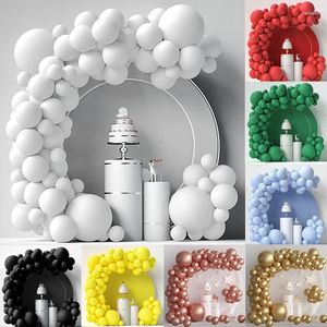 Decoração de festa branco preto ouro balão guirlanda arco kit vermelho verde para natal rosa azul amarelo casamento aniversário chá de bebê