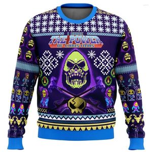 Bluzy męskie heyyeya he-man brzydki świąteczny prezent na sweter świąteczny Święty Santa Claus Men Bluza 3D i najlepsza jesień zimowa ubrania