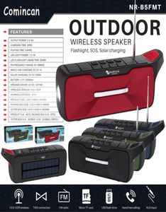 Neuer kabelloser Bluetooth-Lautsprecher, IP65, wasserdicht, solarbetrieben, Mini-Stereo-Bass-Lautsprecher für Outdoor-Camping, Dusche, Lautsprecher 3022252