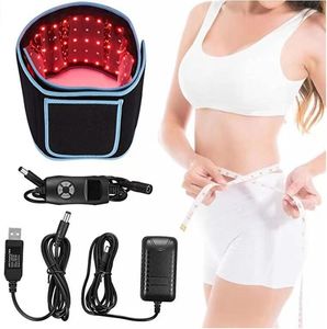 Afslanken Thuis Led Rood Licht Nabij Infrarood Licht Draagbaar Pakket 850nm 660nm Draagbare Rood Licht Therapie Riem voor Lichaam Slank Pijnbestrijding