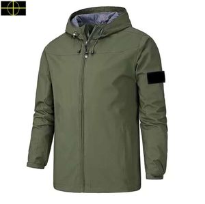 stone is land jacket island plus size coat Designer's New Men's Rushsuit Men's Long Sleeve Casual Sports Brand Zipper Outdoor Waterproof Coat Men's Dress cp Jacket 77