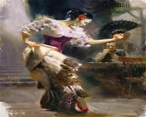 Лоты в рамке целиком Pino Daeni, ручная роспись, портретное искусство, картина маслом на толстом холсте, украшение для стены, разные размеры p225300388