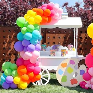 Decoraciones navideñas Rainbow Balloon Arch Garland Kit Globos de látex multicolores para carnaval Circo Tema Cumpleaños Decoración de bodas Fiesta de baby shower 231026