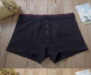 Underpants Wholesale High Quality Low Price 5/lots Fashion Cotton Breathable Men's Boxer Underwear 12.72v