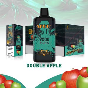 일회용 vape sfog 빅뱅 9000 퍼프 e 담배 선언 된 18ml 포드 메쉬 코일 vape 일회용 상자 vapes 12 풍미 퍼프 9k ecig 공기 흐름 조절 가능한 증기 퍼프 9000