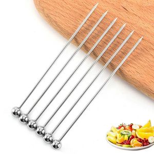 Forks 10Pcs Useful Picks Pointed Head Cocktail Eye-catching Creative Design Anti-aging