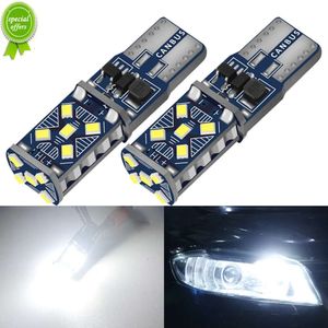 New 2 x T10 W5W 194 5W5 LED信号バルブキャンバス12V 24V 7000Kホワイトカードームリーディングトランクウェッジサイドナンバープレートランプ