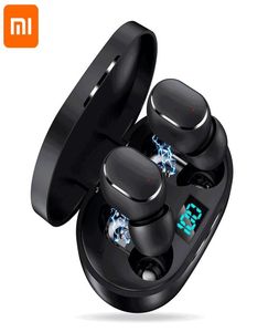 Xiaomi Bluetooth Earphones 50 Trådlösa hörlurar TWS Earphone Buller Avbrytande mikrofon med magnetiska laddningsfall Hörlurar He7729358