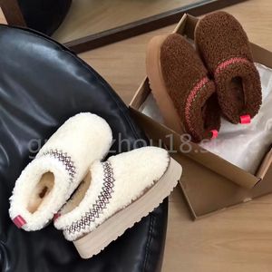 Designer Snow Boots for Women Fashion Winter Ankle Boots with Platform Teddy Curly Sandals Warm Shoes Festival Gifts 25297