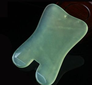 Modern Natural Jade Stone Guasha Gua Sha Board Square Shape Massage Hand Massager Relaxation Health Care Facial Massager Tool