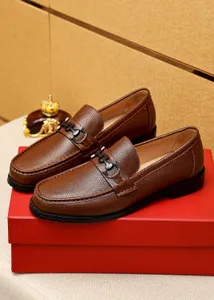 Men Designer Dress Shoes New Genuine Leather Classic Casual Loafers Mens High Quality Brand Comfortable Foraml Oxfords Size 38-47