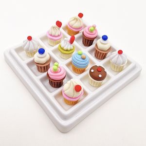 Cupcake Minyatür Mini Reçine Kek Kalıp DIY Jewery Aksesuarları Sahte Kek Dekorasyonu 1222157