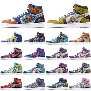 New Customized Shoes 1s DIY shoes Basketball Shoes damping Men Women Cartoon Anime Customization Trend Outdoor Shoe