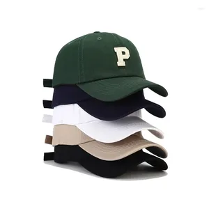 Ball Caps Couples Love Hats Premium Quality Korean Style Unisex Cotton Baseball Cap With Large Head Circumference
