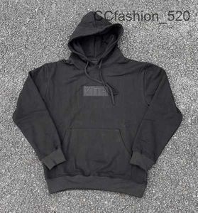 Kith Hoodie High Quality Small and Trendy Brand Kith Box Designer Hoodie Embroidered Hoodie Loose Casual Hoodie for Couples Oversize Pullovers TV3S