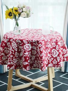 Table Cloth Round Square Rectangular Tablecloth Simple Home Dining Tea Fabric Solar Light Luxury