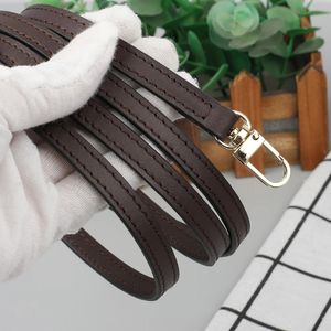 Bag Parts Accessories Cow Hide Leather Shoulder Bag Strap 120CM Long Coffee Color Crossbody Strap Women Handbag Bag Belt Accessories 231026