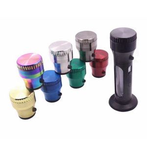 50MM Colorful Smoking Zinc Alloy Herb Tobacco Grind Spice Miller Grinder Crusher Grinding Chopped Hand Muller Preroll Rolling Filler Cone Cigarette Holder DHL