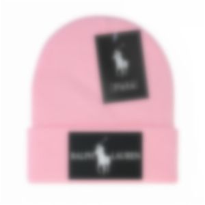 Designer Fall and Winter Knitted POLO Beanie men and women casual hats high-quality Knit Warm Beanies Hats Female Bonnet Beanie Caps 10 colors J-1