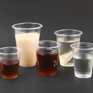 Bicchiere di plastica trasparente Fornitura Prodotti in plastica Supporta la personalizzazione