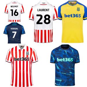 Vereinsmannschaft 2023 2024 Stoke City 7 VIDIGAL Fußballtrikot 12 JOHNSON 16 WILMOT 17 HOEVER 27 LERIS 20 HAKSABANOVIC 35 LOWE 28 LAURENT 6 BURGER 22 JUN-HO Fußballtrikot-Sets