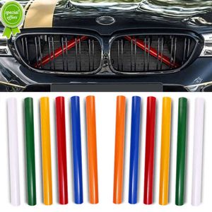 New 2pcs Car Front Grille Trim Decorative Strip for BMW 1 2 3 4 Series F20 F21 F22 F23 F30 M Sport Style Cover Mouldings Accessories