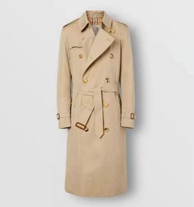 Burbee Solice Color Men 's Trench 코트 스프링 및 가을 겨울 클래식 패션 중간 길이 윈드 브레이커 대형 크기 코트