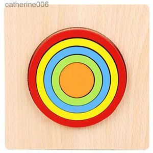 Kitchens Play Food Geometric Shape Colorful Ferrules Cognitive Jigsaw Solid Jigsaw Hand Clasp Early Childhood Education ToysL231026