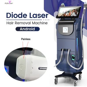 Macchina per la depilazione Ice Platinum 808 Apparecchiatura per la bellezza laser Dispositivo per il ringiovanimento della pelle Sistema di raffreddamento Macchina per l'alessandrite 810