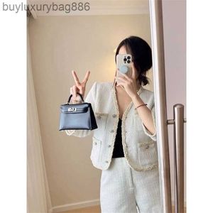 Autumn Winter Trendy Warm Leather Versatile Box Cow Leather Second Generation KeIls Bag Women 2022 New High Grade Hand Bill of Lading Shoulder Crossbody Bag YO1OA