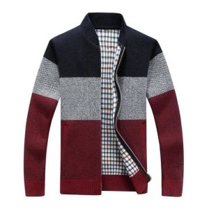 Men's Sweaters Autumn Winter Warm Cashmere Wool Zipper Cardigan Sweaters Casual Knitwear Sweatercoat Male Clothe