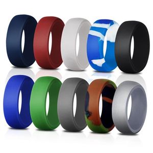 Pcs Silicone Rings Sets For Women Men Anniversary Engagement Wedding Bands Christmas Gifts Punk Decoration US 7-14 CN034 Band2732