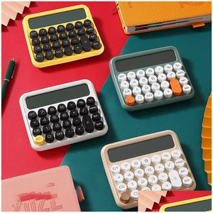 Calculadoras Atacado Calcators Boutique Papelaria Pequeno Quadrado Personalizado Grande LCD Sn Solar Office School Dual Portable 230104 Dr Dhsoe