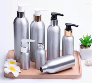 Storage Bottles 150ml200ml Aluminium Bottle Press Pump Oil/essence/lotion/emulsion/shampoo Shower Gel Fragrance Serum Skin Cosmetic Packing