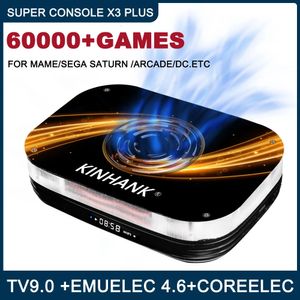 ゲームコントローラージョイスティックスーパーコンソールX3プラスレトロビデオゲームコンソールArcade/SS/MAME/DC用の60000クラシックゲームを備えた331025の3つのシステム