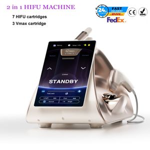 Beauty Items New 7D Hifu Machine 10 cartridges 3 handles 100000 shots skin tightening for beauty salon