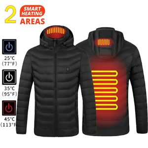 Jaquetas Outdoor Hoodies Zona 2 Jaqueta Quente Masculina Elétrica Inverno Feminina USB 231026