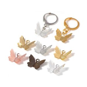 Charms 100 stücke Kupfer Schmetterling Filigrane Wraps Anschlüsse Anhänger Für DIY Schmuck Machen Zubehör Erkenntnisse Drop Lieferung Komponenten Dhwya