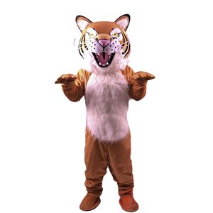 Halloween Fierce Wildcat Lightweight Mascot Costume Cartoon Fruit Anime Theme Character Christmas Carnival Party Fancy Costumes Adults Size Outdoor Outfit