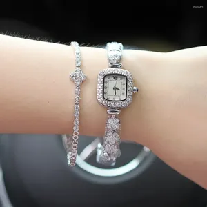 Relógios de pulso moda diamante vintage cor shell quartzo luminoso senhoras relógio para cronógrafo meninas simples relógio à prova d'água relógio de pulso reloj