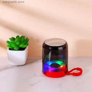 Cell Phone Speakers 2022 New Coming TG314 TWS Wireless Bluetooth Speaker Outdoor Portable LED Light Plug-in U Disk Radio Subwoofer 3.5Aux TF Card T231026