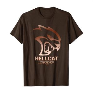 SRT HEL CAT DODGE T-SHIRT Bruin Geweldige HEL CAT255S