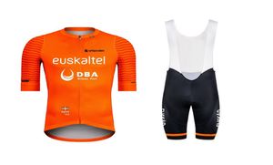 2020 Euskaltel DBA PRO EQUIPE MANGA CURTA CICLISMO JERSEY VERÃO CICLISMO WEAR ROPA CICLISMO + BIB SHORTS 20D GEL PAD SET TAMANHO: XS-4XL3956319