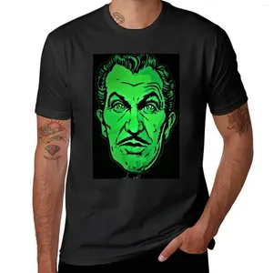 Męskie topy czołgowe Vincent Price T-shirt śmieszne koszulki graficzne Koreańskie koszulki mody