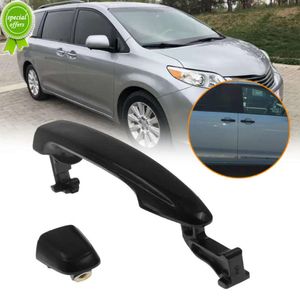 New 1pcs Car Outside Sliding Door Handle Black Auto Exterior Rear Left Right Door Handle Replace Accessories for Toyota Sienna 04-10