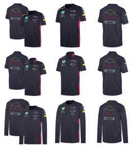 F1 equipe de pilotos roupas verão manga curta corrida esportiva masculina respirável secagem rápida fãs camisa plus size