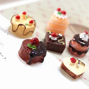 Decorative Flowers 100pcs Radom Resin DIY Accessories Food Simulation Cake Cream Mobile Phone Shell Beauty Stickers