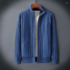 Men's Sweaters Winter Men Thicken Knitwear Cardigan Sweater Zipper Fashion Business Casual Handsome 2023 Male Korean Warm Coat