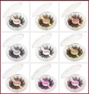 NEW 25mm 5D Mink Eyelashes 12 Styles 3D False Eyelashes Natural Long Mink Eye Lashes Eye Makeup High Volume Soft Eyelash6231303